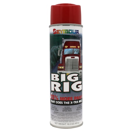 Seymour Midwest Big Rig Heavy-Duty Industrial Enamel Apex Red 16 Oz 20-1642